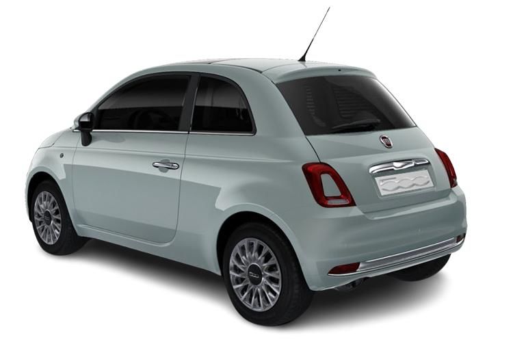 fiat 500 hatchback 70kw red 24kwh 3dr auto back view