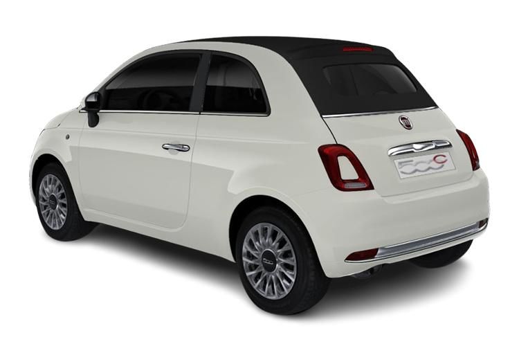abarth 500 convertible 114kw 42.2kwh 2dr auto back view