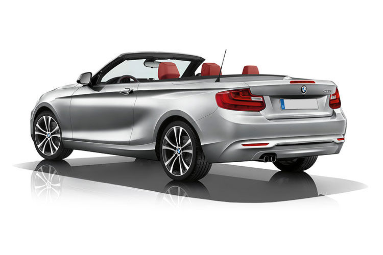bmw 2 series convertible 220i m sport 2dr step auto back view