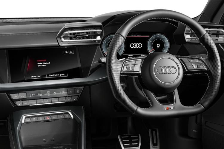 audi a3 hatchback 35 tdi black edition 5dr s tronic [tech pack] inside view