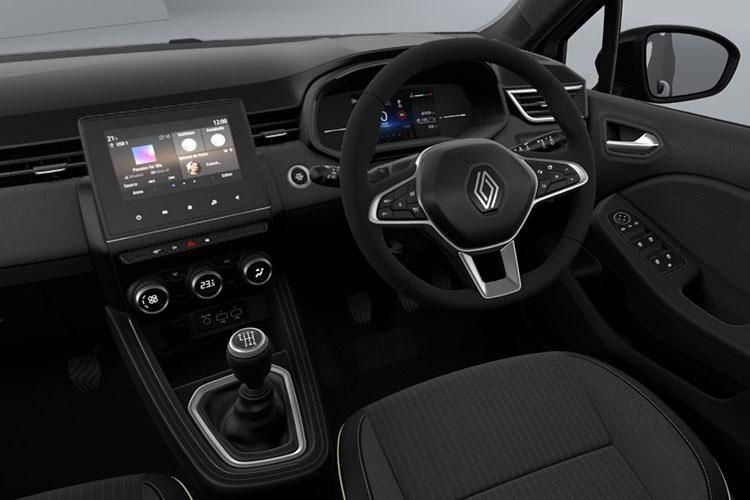 renault clio hatchback 1.6 e-tech full hybrid 145 evolution 5dr auto inside view