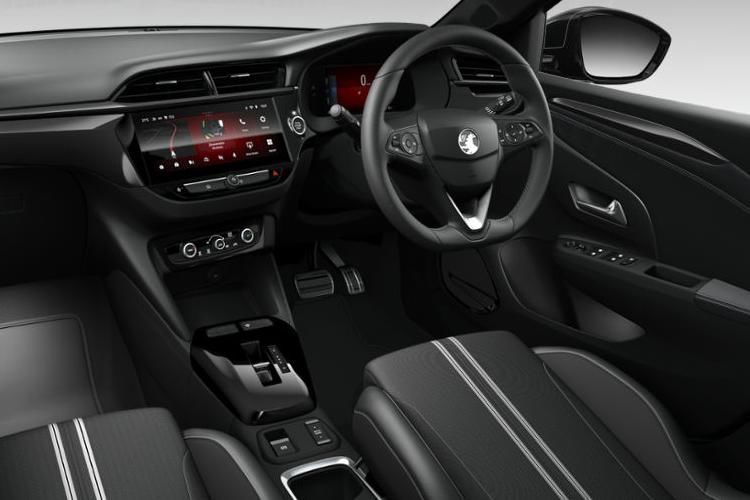 vauxhall corsa hatchback 1.2 turbo design 5dr inside view