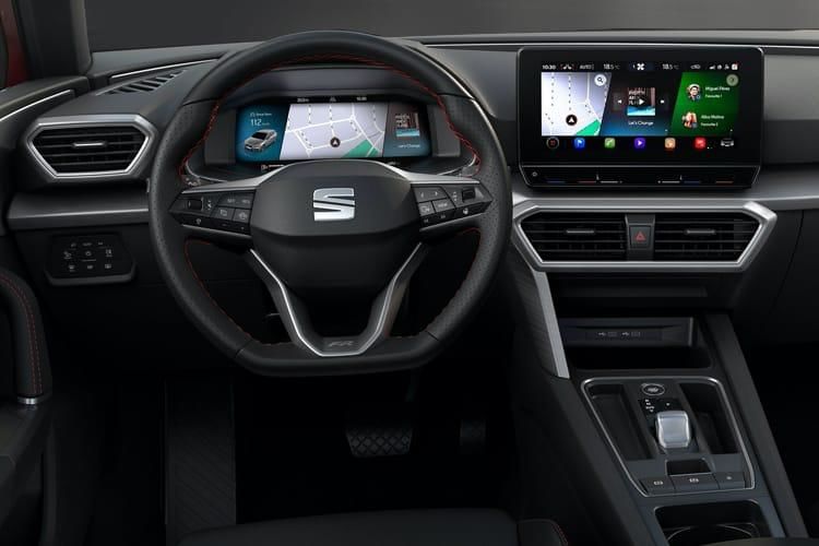 seat leon hatchback 1.4 ehybrid fr 5dr dsg inside view