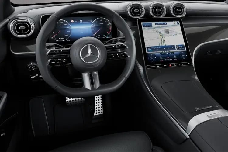 mercedes-benz glc coupe glc 300 4matic amg line 5dr 9g-tronic inside view