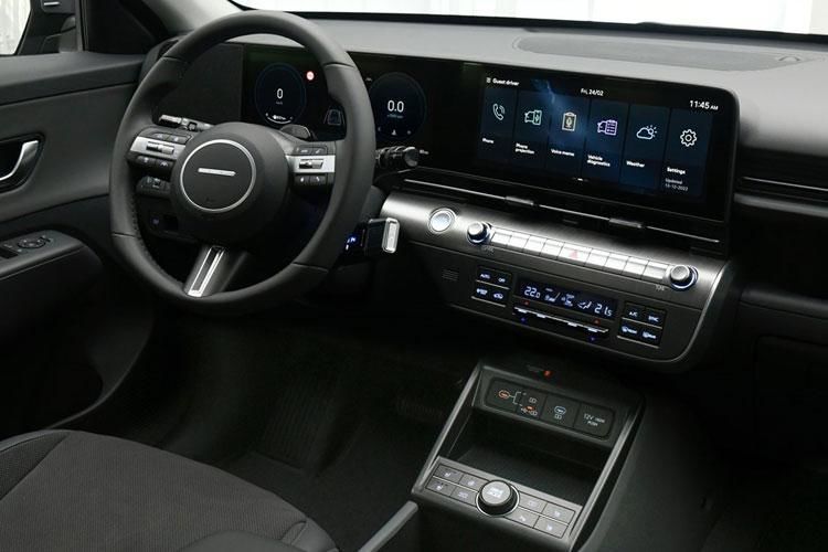 hyundai kona hatchback 100kw se connect 39kwh 5dr auto inside view