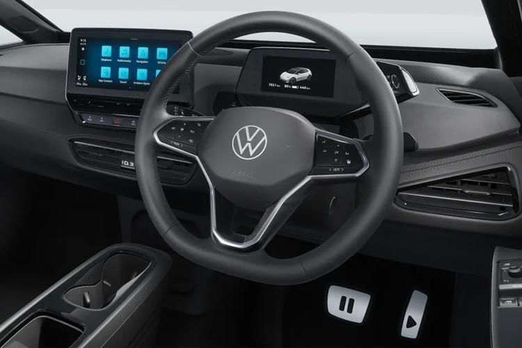 volkswagen id.3 hatchback 150kw pro 58kwh 5dr auto [comfort/dap] inside view