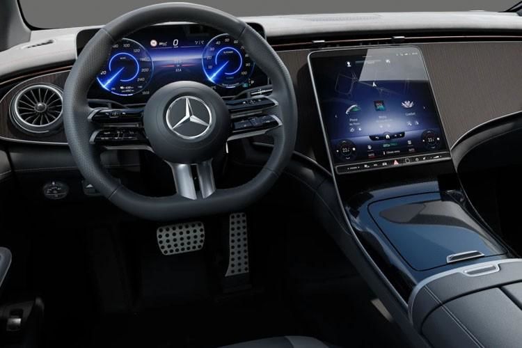 mercedes-benz eqe saloon e53 4matic+ 460kw night edition 91kwh 4dr auto inside view