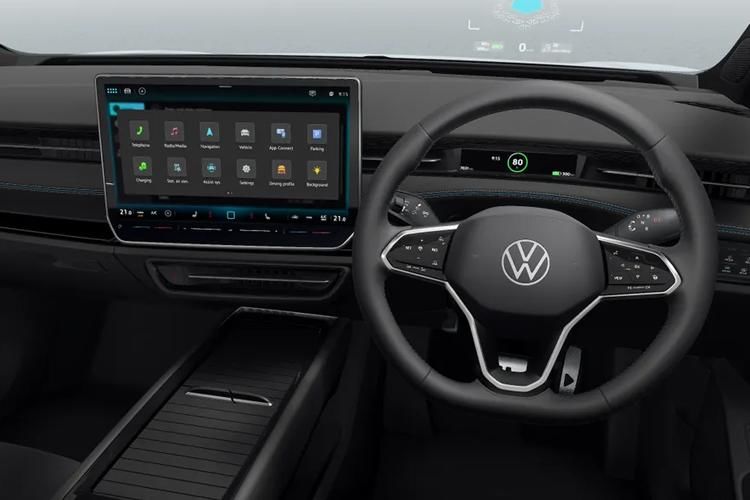 volkswagen id.7 210kw match pro 77kwh 5dr auto inside view