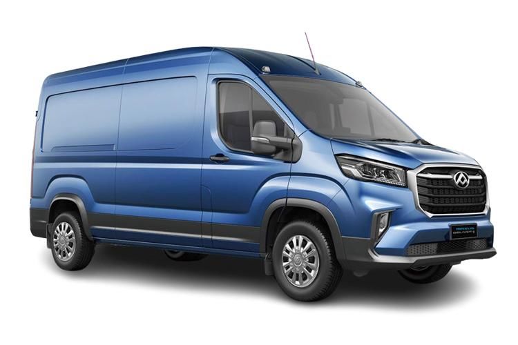 maxus deliver 9 150kw chassis cab 65kwh auto front view